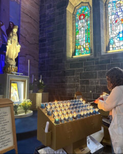 Lighting a candle for my aunt